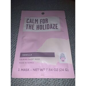 Vanilla Facial Mask "calm For The Holidaze"